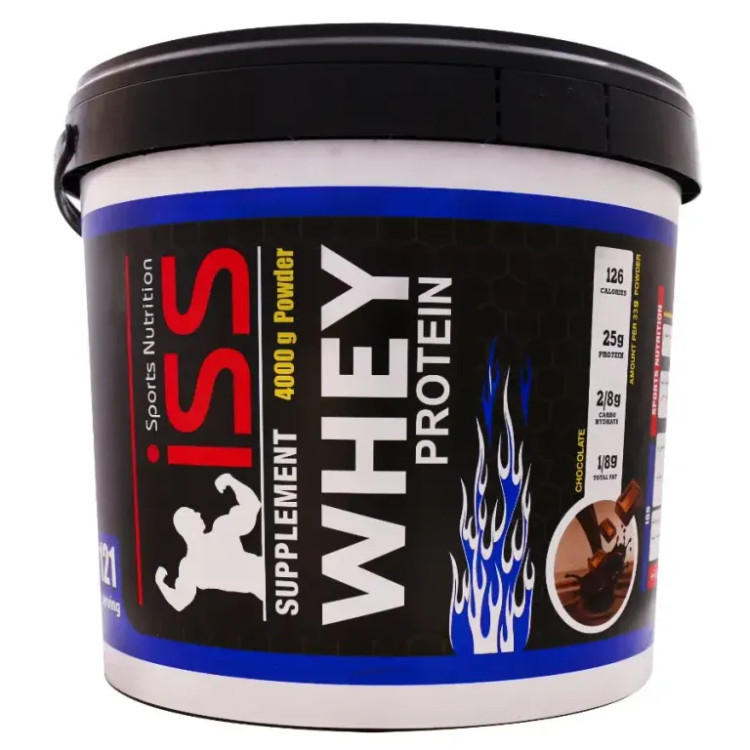 وی پروتئین 4000 گرمی شکلات آی اس اس در فروشگاه اینترنتی ویانا طب www,vianateb.ir