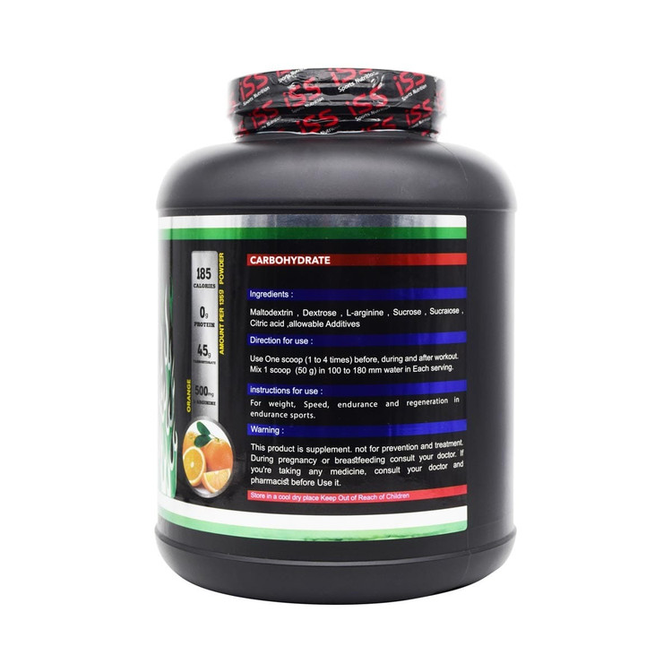 پودر کربوهیدرات 2700 گرمی ISS طعم پرتغال در فروشگاه اینترنتی ویاناطب www.vianateb.ir