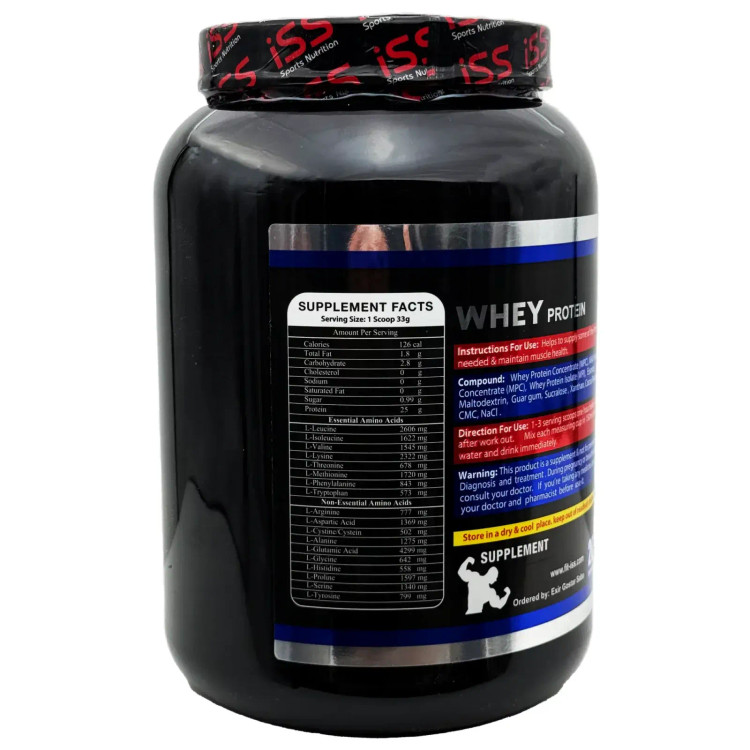 وی پروتئین 900 گرمی شکلات آی اس اس در فروشگاه ویانا طب www.vianateb.ir