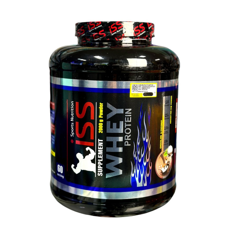 وی پروتئین 2000 گرمی کاپوچینو آی اس اس در فروشگاه ویانا طب www.vianateb.ir