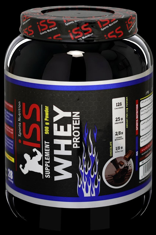 وی پروتئین 900 گرمی ایزوله شکلات آی اس اس در فروشگاه ویانا طب www.vianateb.ir