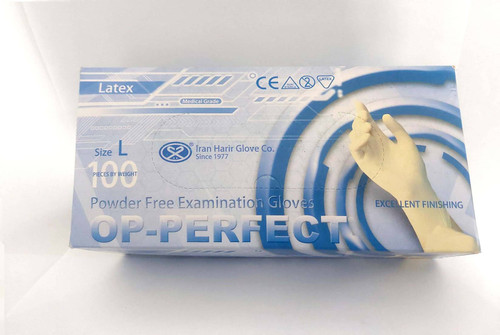 دستکش معاینه لاتکس (بدون پودر ) غیر استریل اپی پرفکت - سایز L در فروشگاه اینترنتی ویانا طب www.vianateb.ir