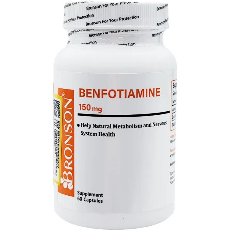کپسول بنفوتیامین برونسون 150 میلی گرم - 60 عددی تاریخ انقضا 2026/08 خرید از فروشگاه اینترنتی ویاناطب www.vianateb.ir